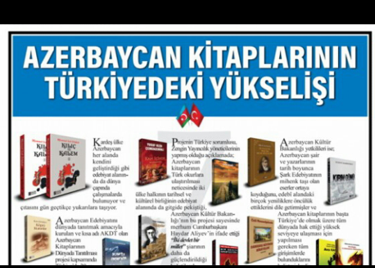 Azərbaycan kitabları Türkiyədə təbliğ edilir